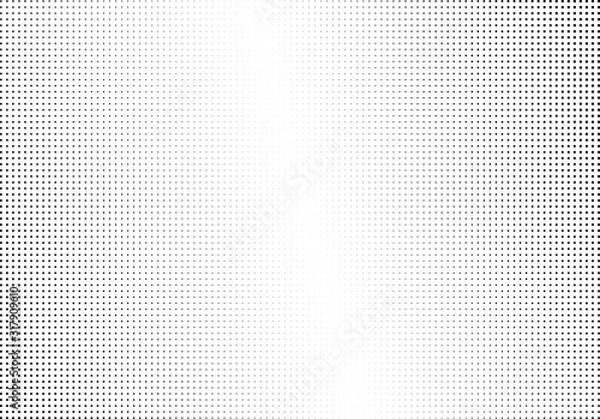 Fototapeta Abstract halftone dotted background. Monochrome pattern with square.  Vector modern pop art texture for posters, sites, cover, business cards, postcards, art design, labels and stickers.