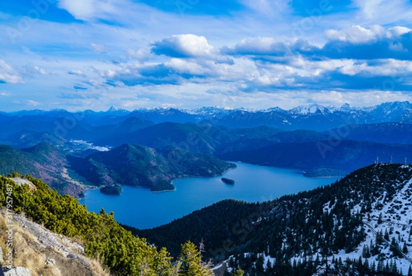 Obraz Wanderung Herzogstand Bayern