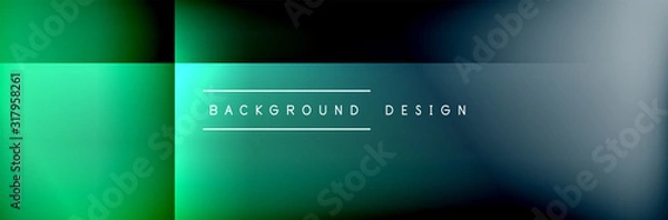 Obraz Abstract background - squares and lines composition created with lights and shadows. Technology or business digital template