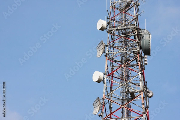 Fototapeta telecommunication  tower