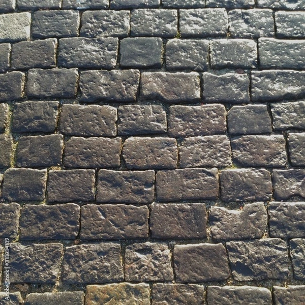 Obraz old stone blocks background