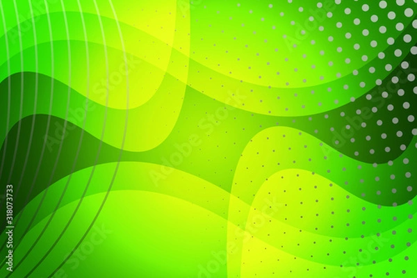 Fototapeta abstract, green, illustration, design, wallpaper, pattern, wave, graphic, light, backdrop, blue, texture, art, backgrounds, digital, curve, lines, technology, artistic, line, web, halftone, image