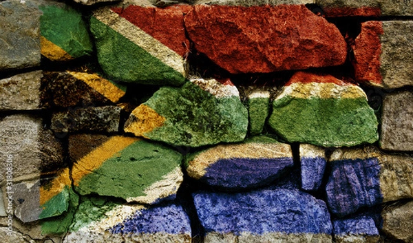 Obraz South African Flag