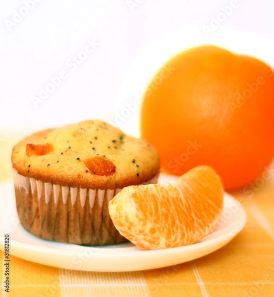 Obraz Orange cupcake