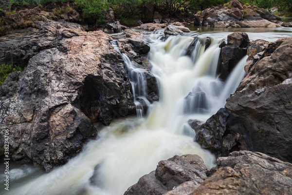 Obraz Waterfalls in dreamy motion