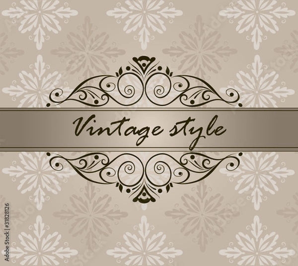 Fototapeta Vintage frame