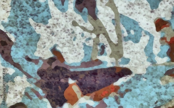Fototapeta Abstract grunge dirty colors texture background. Old effect with scratches pattern.
