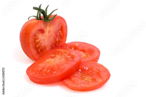 Obraz vine ripe tomato slices