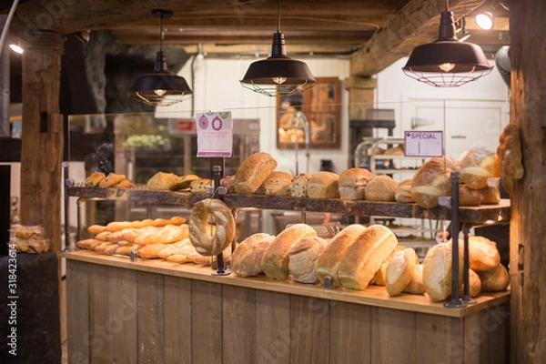 Obraz pan en supermercado