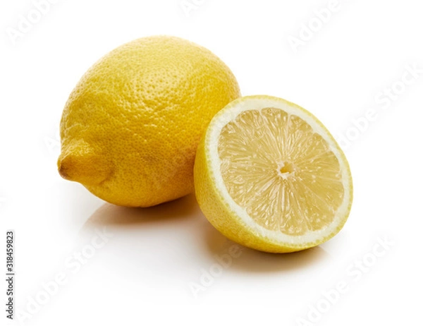 Fototapeta Lemon Isolated on White Background