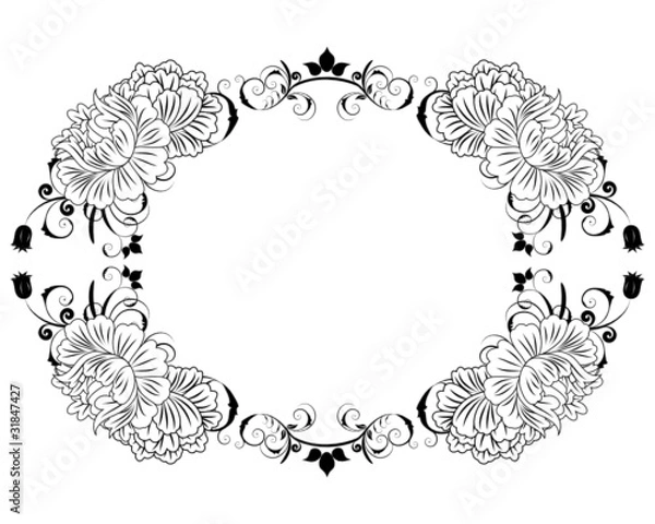 Fototapeta vintage frame