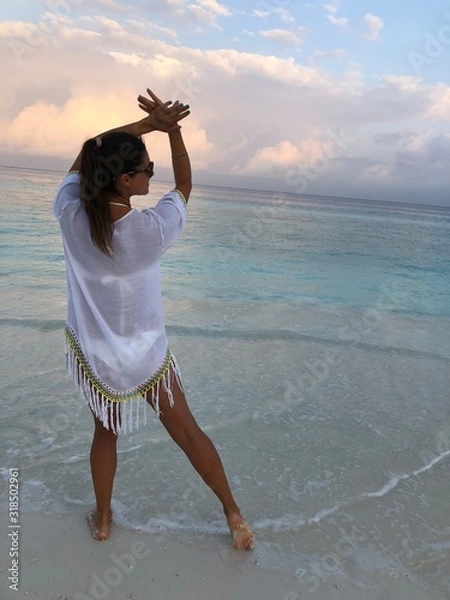 Obraz donna di schiena