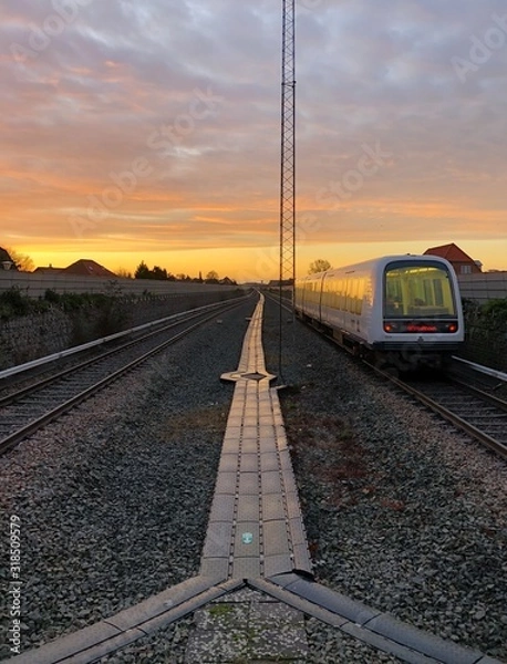 Obraz Copenhagen Metro system morning view