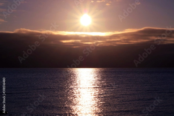 Obraz sunset over the sea