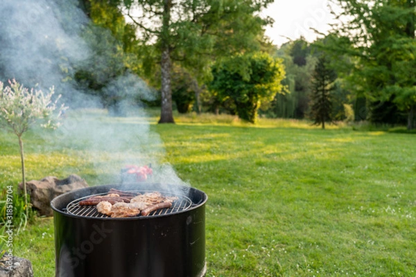 Obraz Préparation barbecue