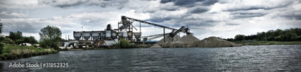 Obraz Förderbrücke