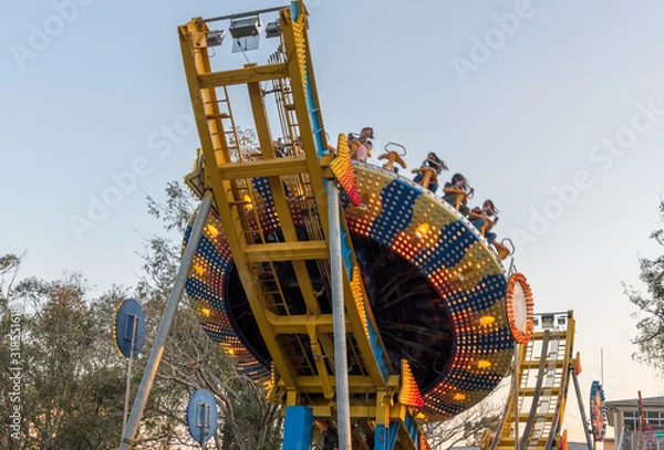 Obraz Play and happiness at the amusement park