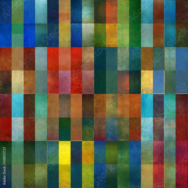 Obraz Textured, geometric background image and useful design element