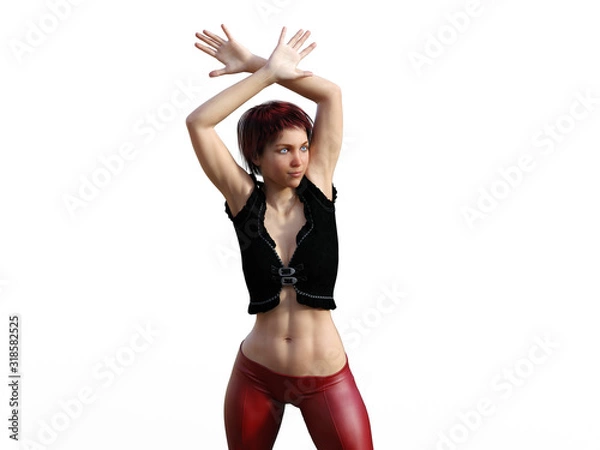 Obraz young woman posing