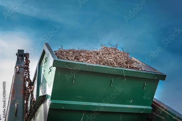 Obraz Metallschrott Container