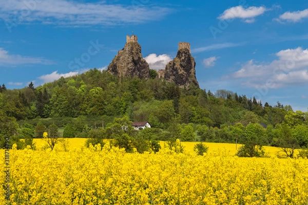 Obraz Ruins of the ancient troski castle