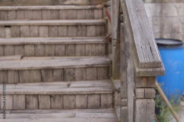 Obraz 낡은나무계단