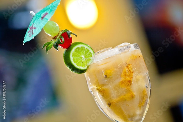 Fototapeta Drink com frutas