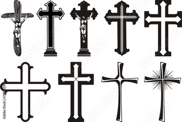 Obraz krzyż - religia