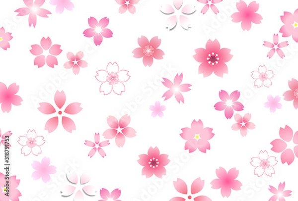 Fototapeta 桜　春　花　背景