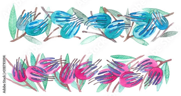 Obraz flower dividing line