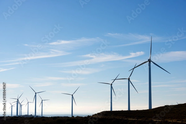 Fototapeta Wind energy concept