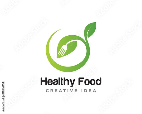 Obraz Restaurant Food Logo Design Vector