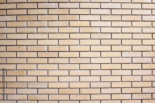 Obraz light yellow brick wall