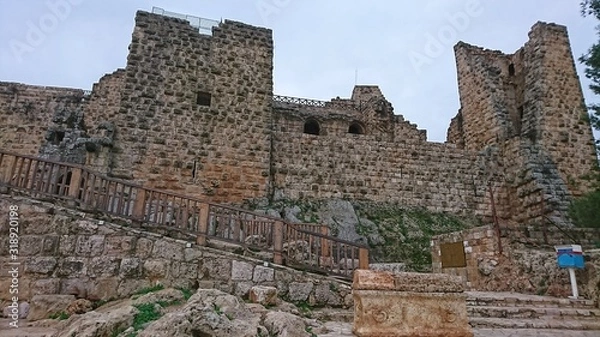 Fototapeta アジュルン城の外観