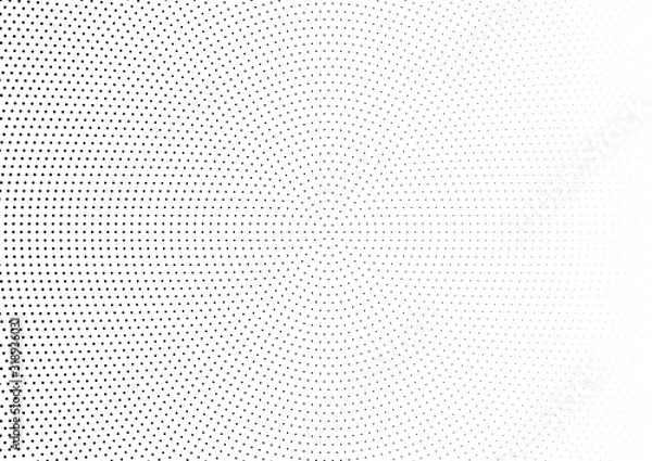 Fototapeta Abstract halftone dotted background. Monochrome pattern with dot and circles.  Vector modern futuristic texture for posters, sites, business cards, cover postcards, interior design, labels, stickers.