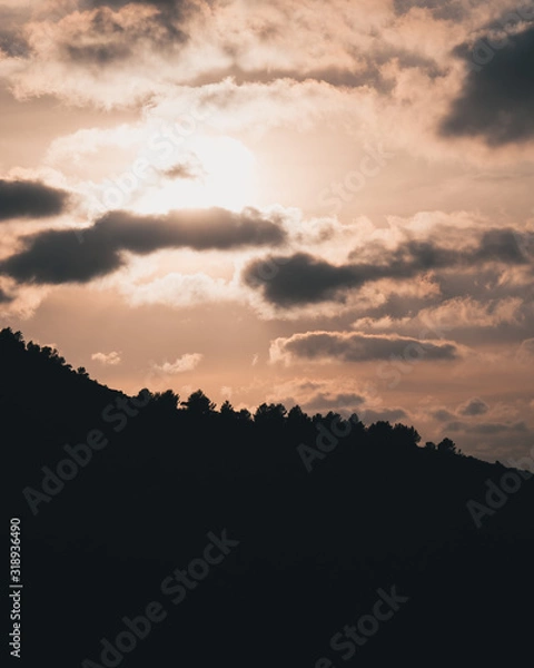 Fototapeta Berge & Wolken