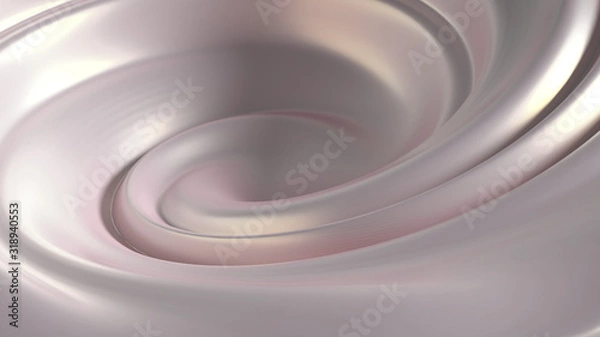Fototapeta Splash fluid. 3d illustration, 3d rendering.