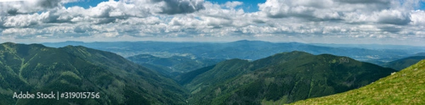 Obraz Panoramiczny widok na Tatry Niskie