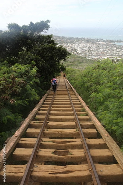 Obraz Train Tracks to heaven