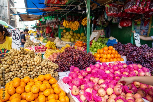 Fototapeta セブ島　市場の果物