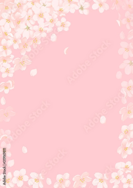 Fototapeta 春の桜フレーム