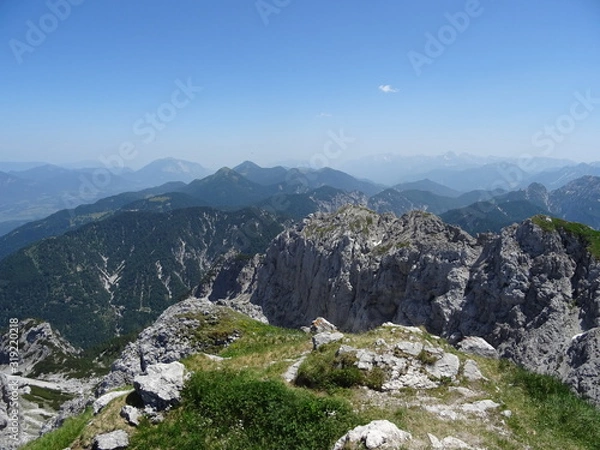 Obraz mountains and blue sky