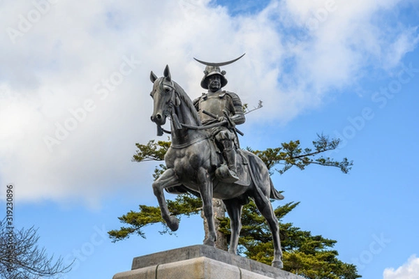 Obraz 伊達政宗騎馬像