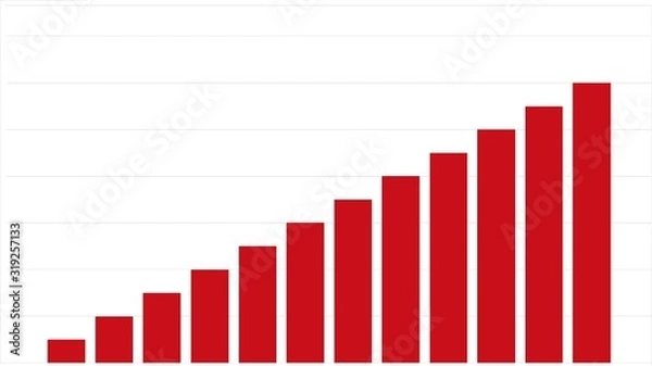 Fototapeta Flowcharts – statistics - business diagrams and charts info raster