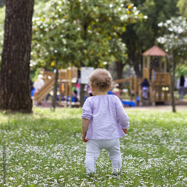 Obraz dziecko chciałoby się bawić