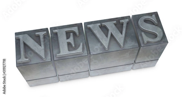 Fototapeta movable type