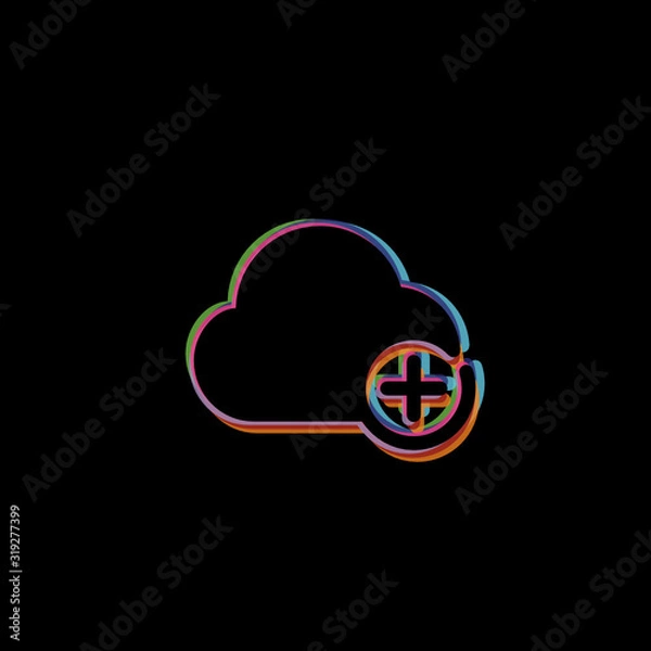 Fototapeta Add Cloud -  App Icon