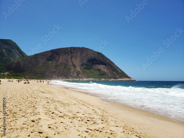 Obraz Beautiful sandy beach Itacoatiara