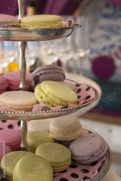 Obraz Macaroon Vintage Party Cake Stand