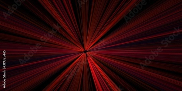 Fototapeta Red rays to all sides, abstract background for design. Suitable for wallpapers and posters, web, cards, etc.